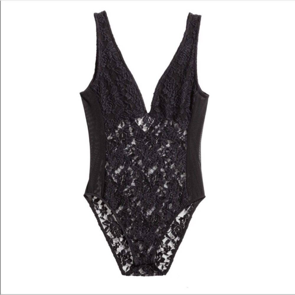 H&M Black Lace Bodysuit